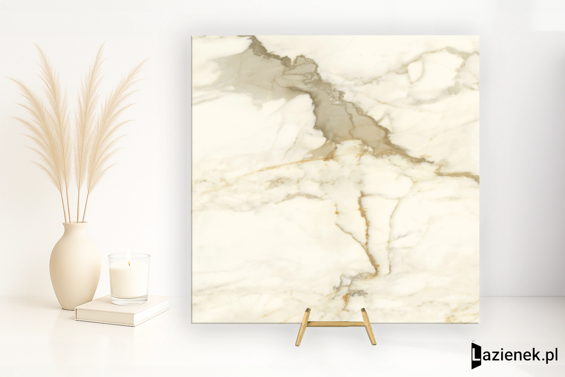 Ariostea Marmi Classici Calacatta Macchia Vecchia błyszcząca 60x60 cm gr. 8 mm - płytka rektyfikowana / PL6575
