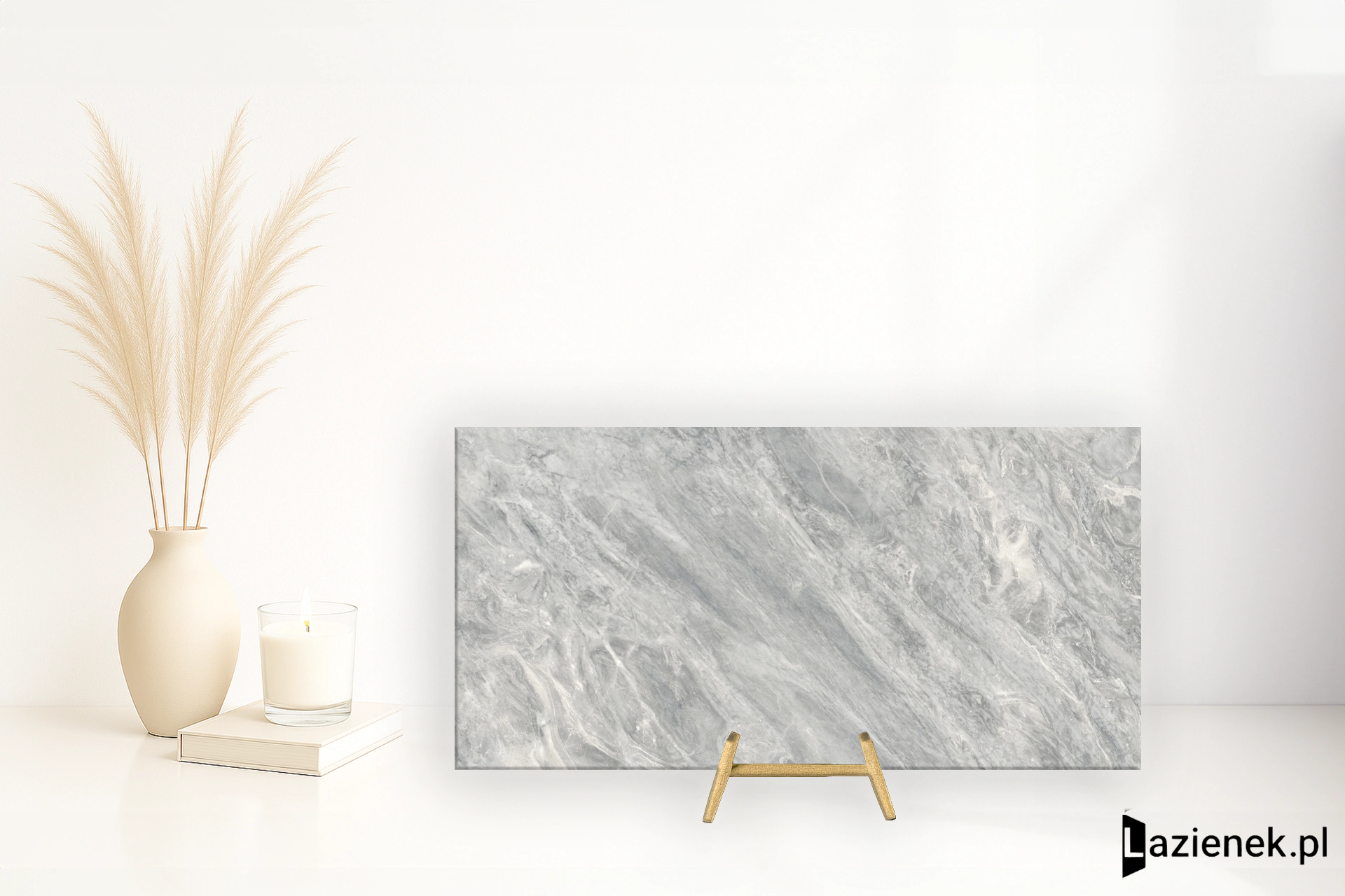 Ariostea Ultra Marmi Bardiglio Chiaro naturalna 75x150 cm gr. 6 mm - płytka rektyfikowana / UM6S157670