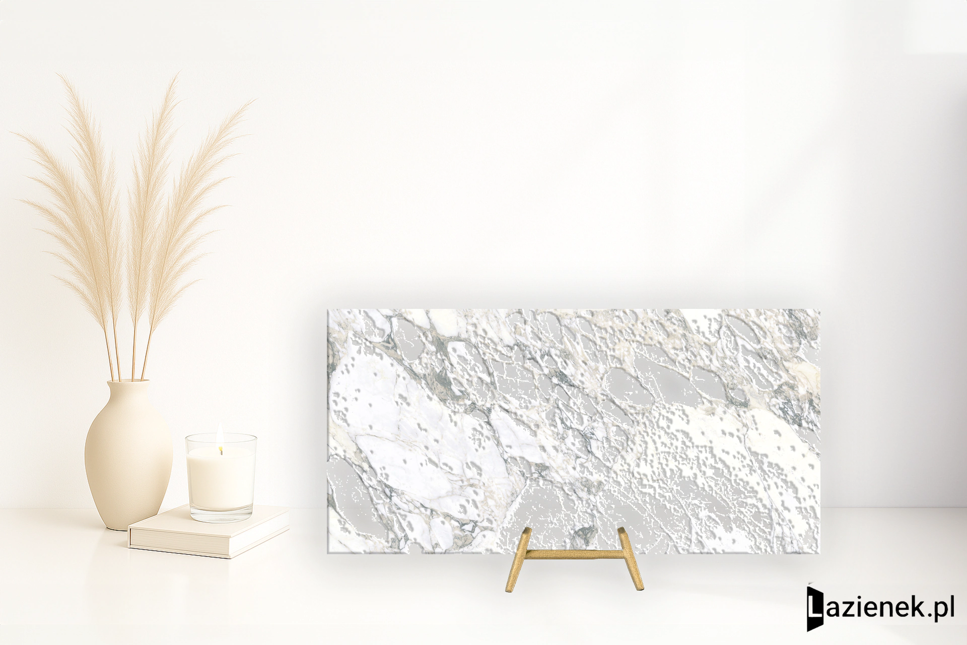 Ariostea Ultra Marmi Arabescato Statuario A wysoki połysk 150x300 cm gr. 6 mm - płytka rektyfikowana / UM6L300479A