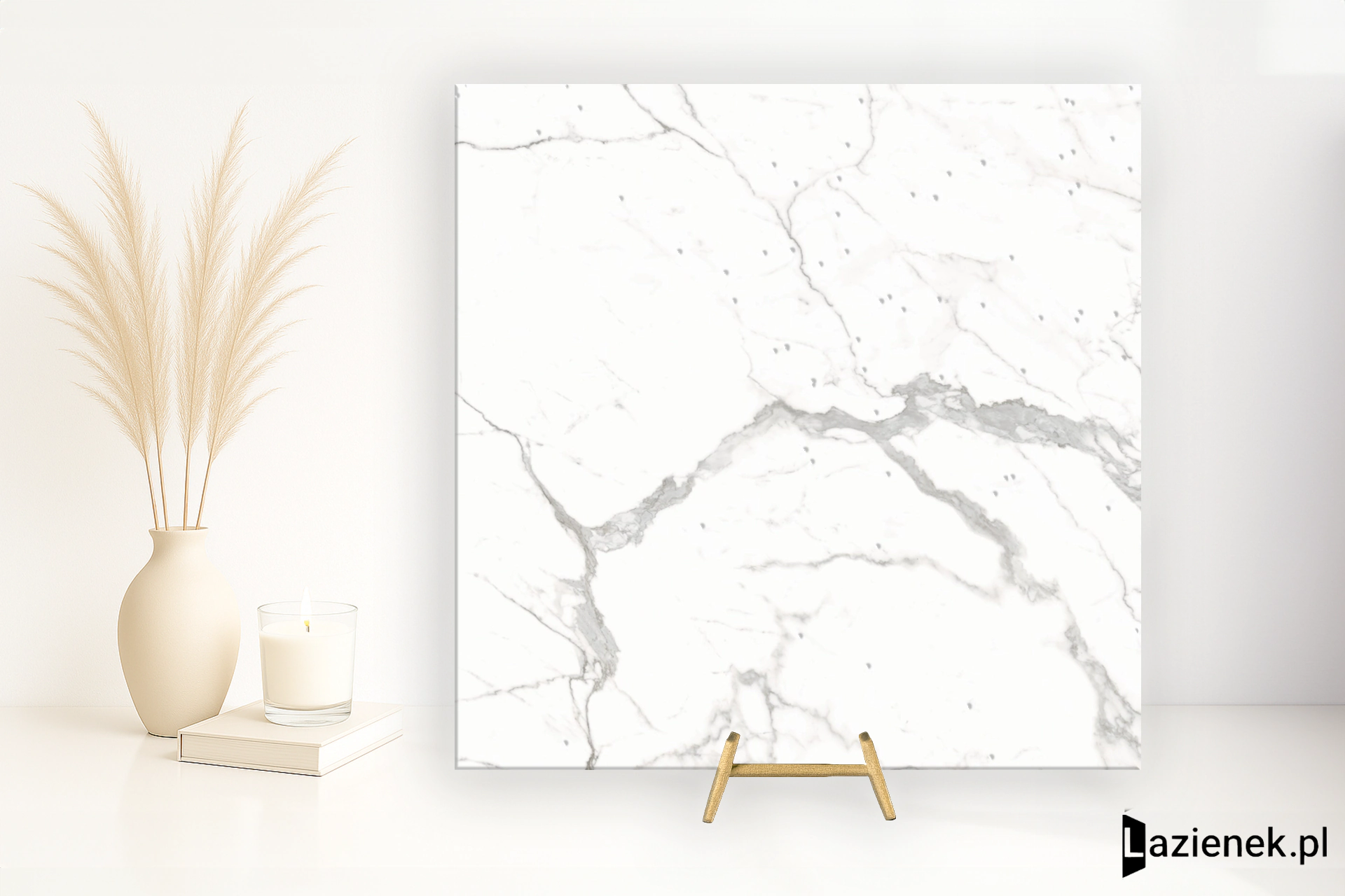 Ariostea Ultra Marmi Bianco Statuario satynowa 150x150 cm gr. 6 mm - płytka rektyfikowana / UM6S150583