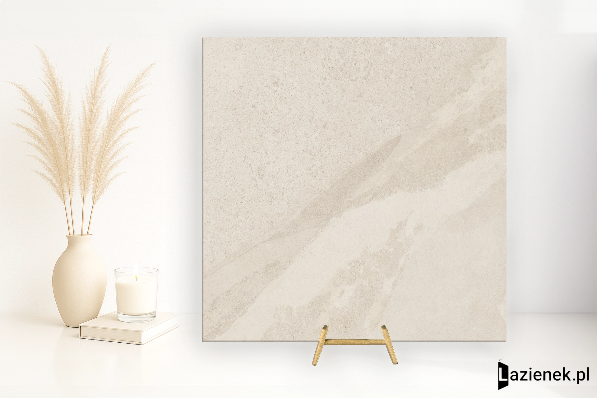 Ascot Limequartz Ecrù matowa 60x60 cm gr. 9 mm - płytka rektyfikowana / 02LQ622RS