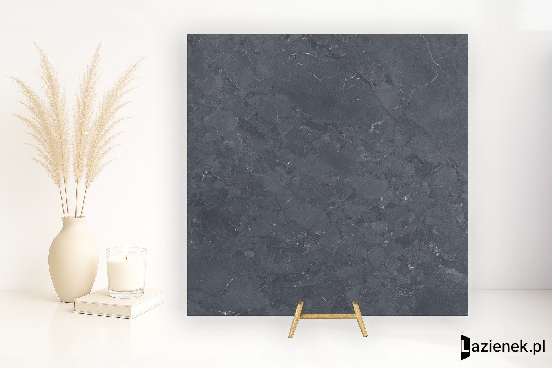 Ascot Garden20 Ara Stone Black zewnętrzna antypoślizgowa 90x90 cm gr. 20 mm - płytka rektyfikowana / 02DAS9977OR