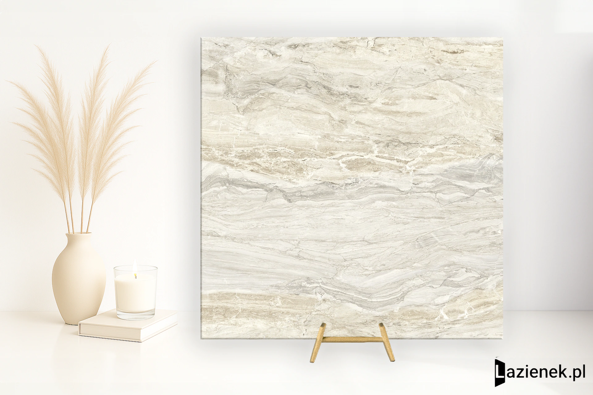 Ascot Gemstone Ivory matowa 60x60 cm gr. 10 mm - płytka rektyfikowana / 02GN602R