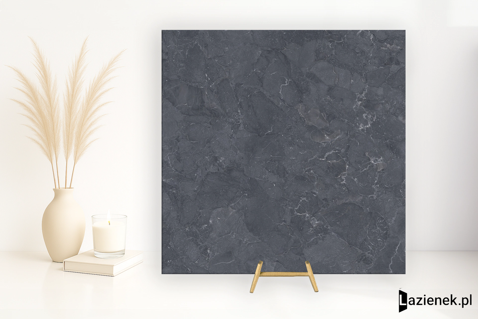 Ascot Ara Stone Black półpoler 90x90 cm gr. 10 mm - płytka rektyfikowana / 02DAS9970RL