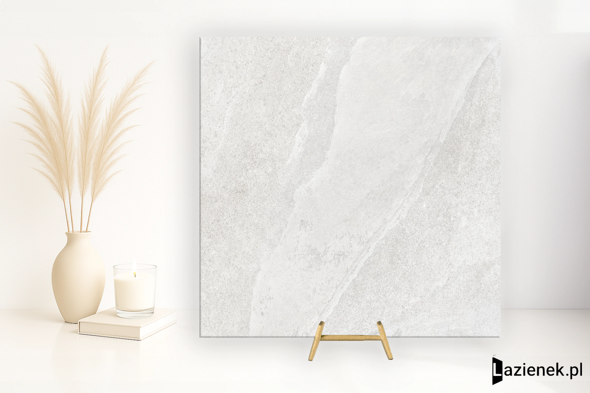 Ascot Limequartz White matowa 60x60 cm gr. 9 mm - płytka rektyfikowana / 02LQ611RS