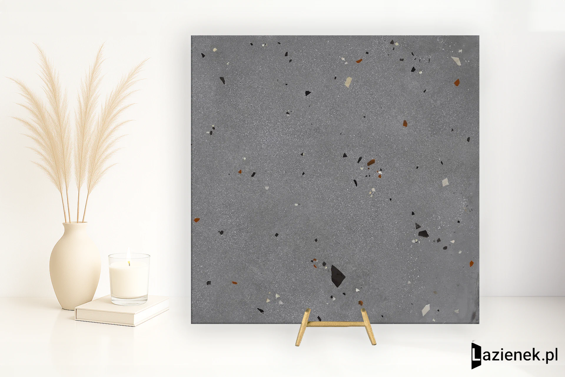 Ascot Kado Lead Cement matowa 90x90 cm gr. 10 mm - płytka rektyfikowana / 02DKDC9970R