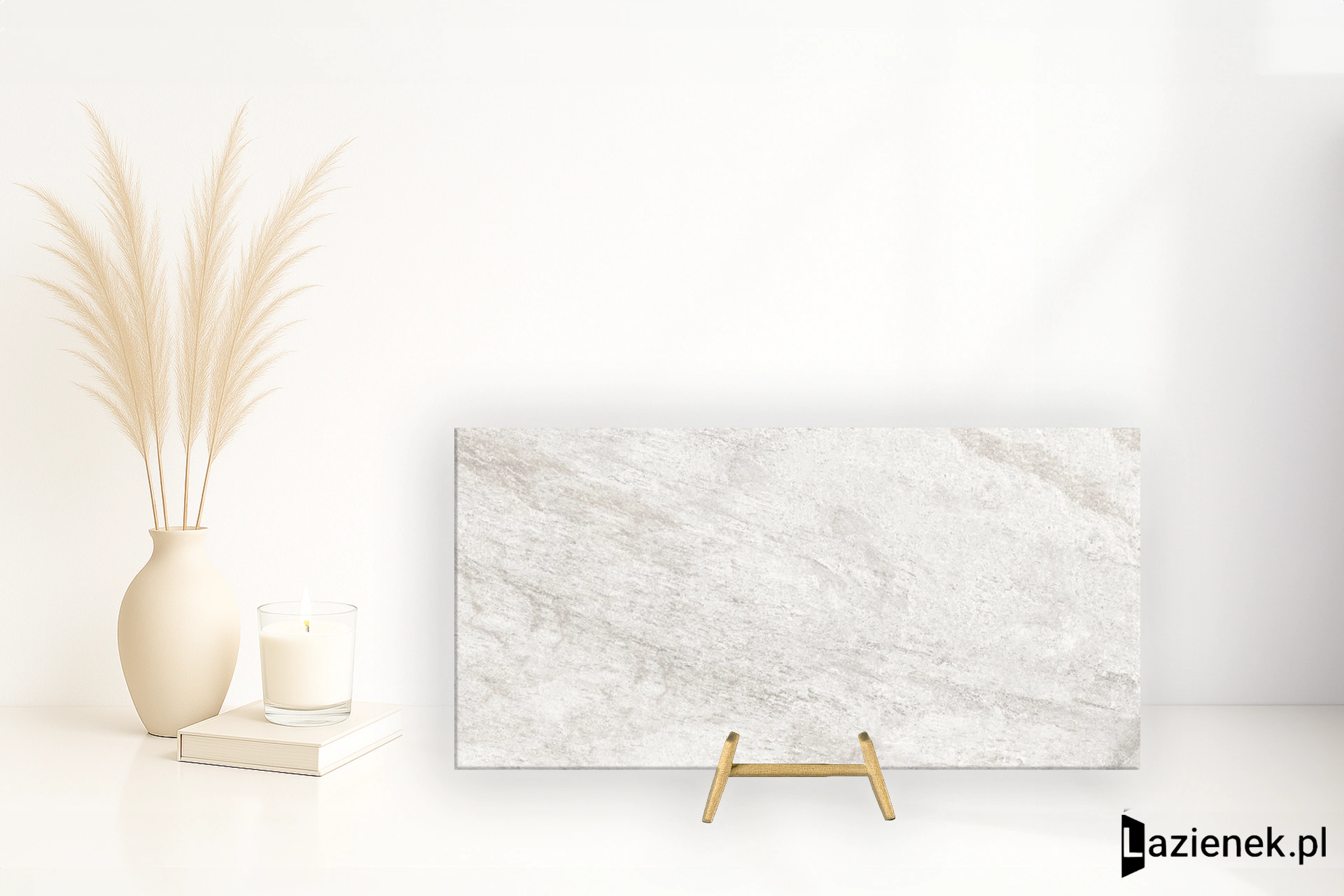 Ascot Stone Quartz White matowa 60x120 cm gr. 9 mm - płytka rektyfikowana / 02STQ12610R