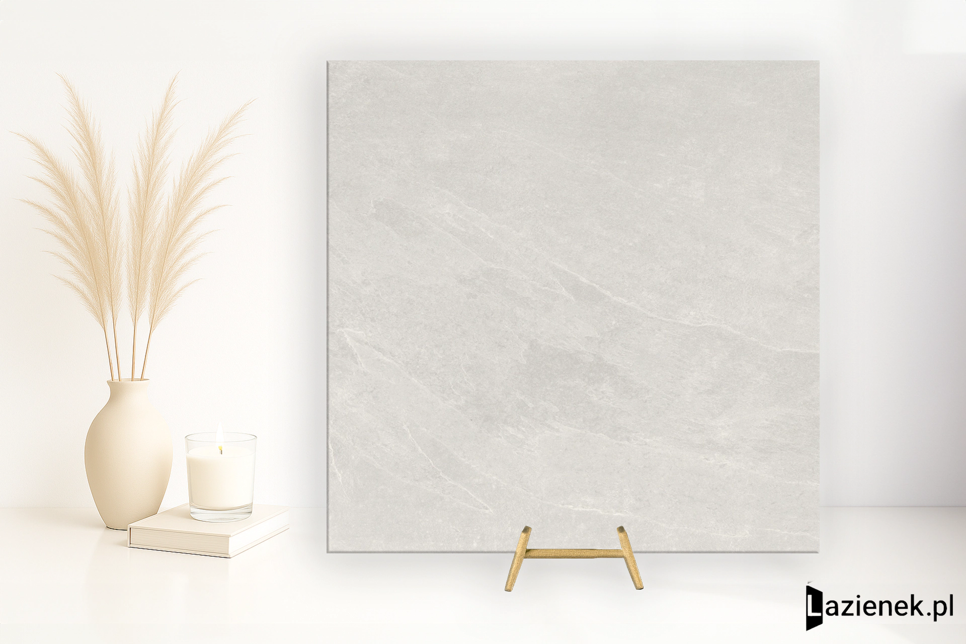 Ascot Gentle Stone White matowa 60x60 cm gr. 9 mm - płytka rektyfikowana / 02GST610RS