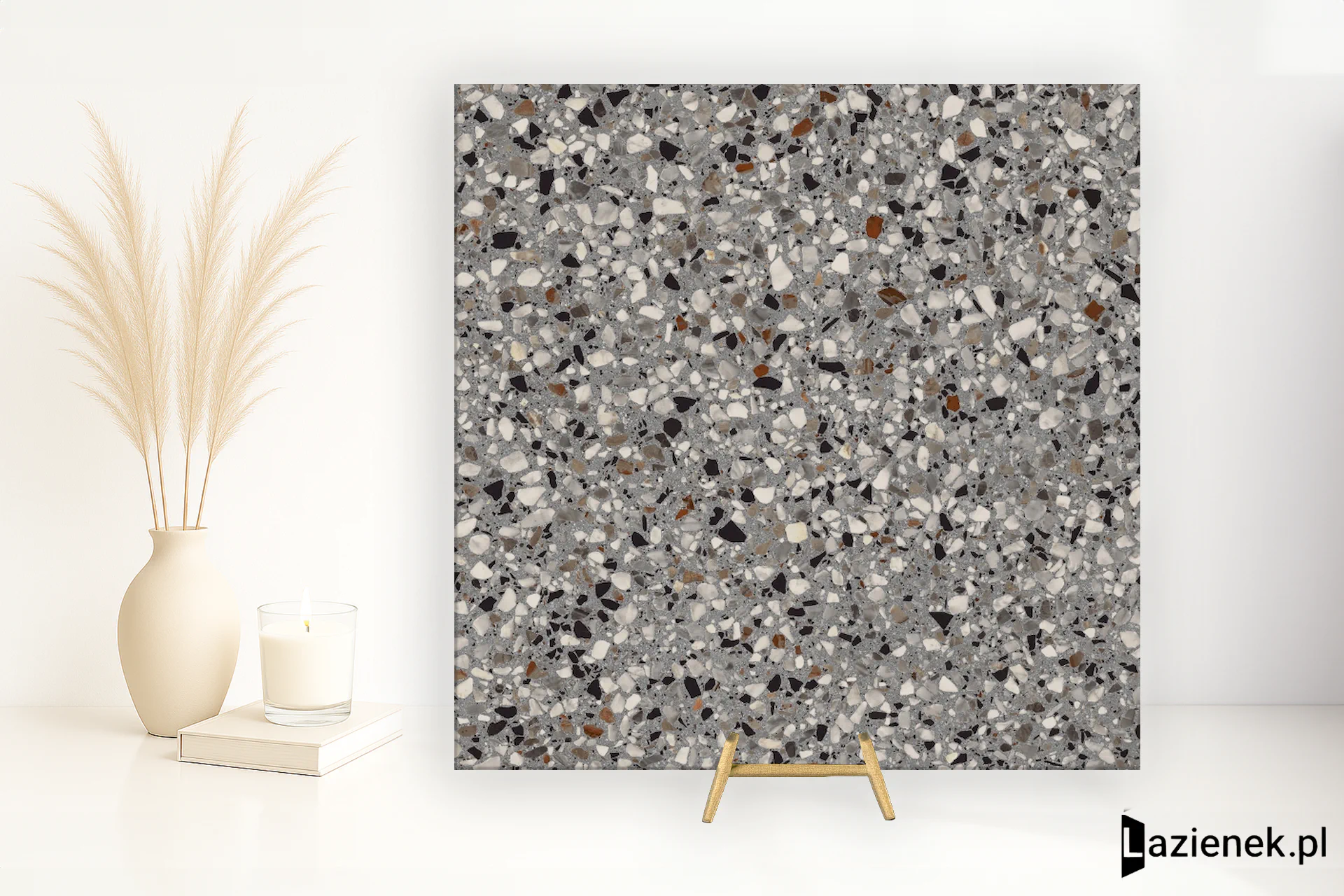 Ascot Kado Lead Flakes matowa 60x60 cm gr. 10 mm - płytka rektyfikowana / 02DKDF670R