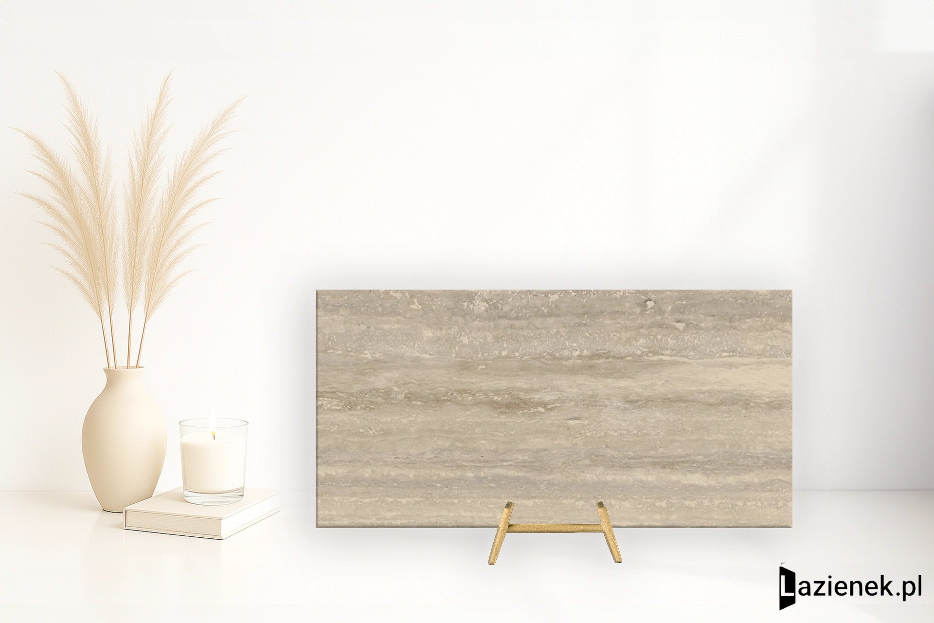 Blustyle Starlight 09 Travertino Class błyszcząca 60x120 cm gr. 9 mm - płytka rektyfikowana / ABGXS960