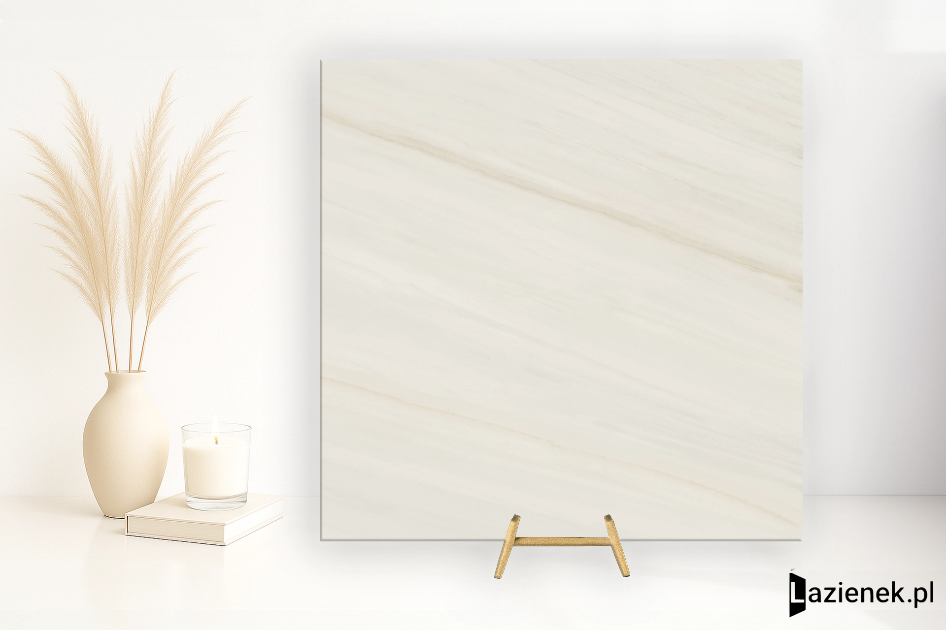 Caesar Anima Wonder Snow polerowana 120x120 cm gr. 9 mm - płytka rektyfikowana / AHBF