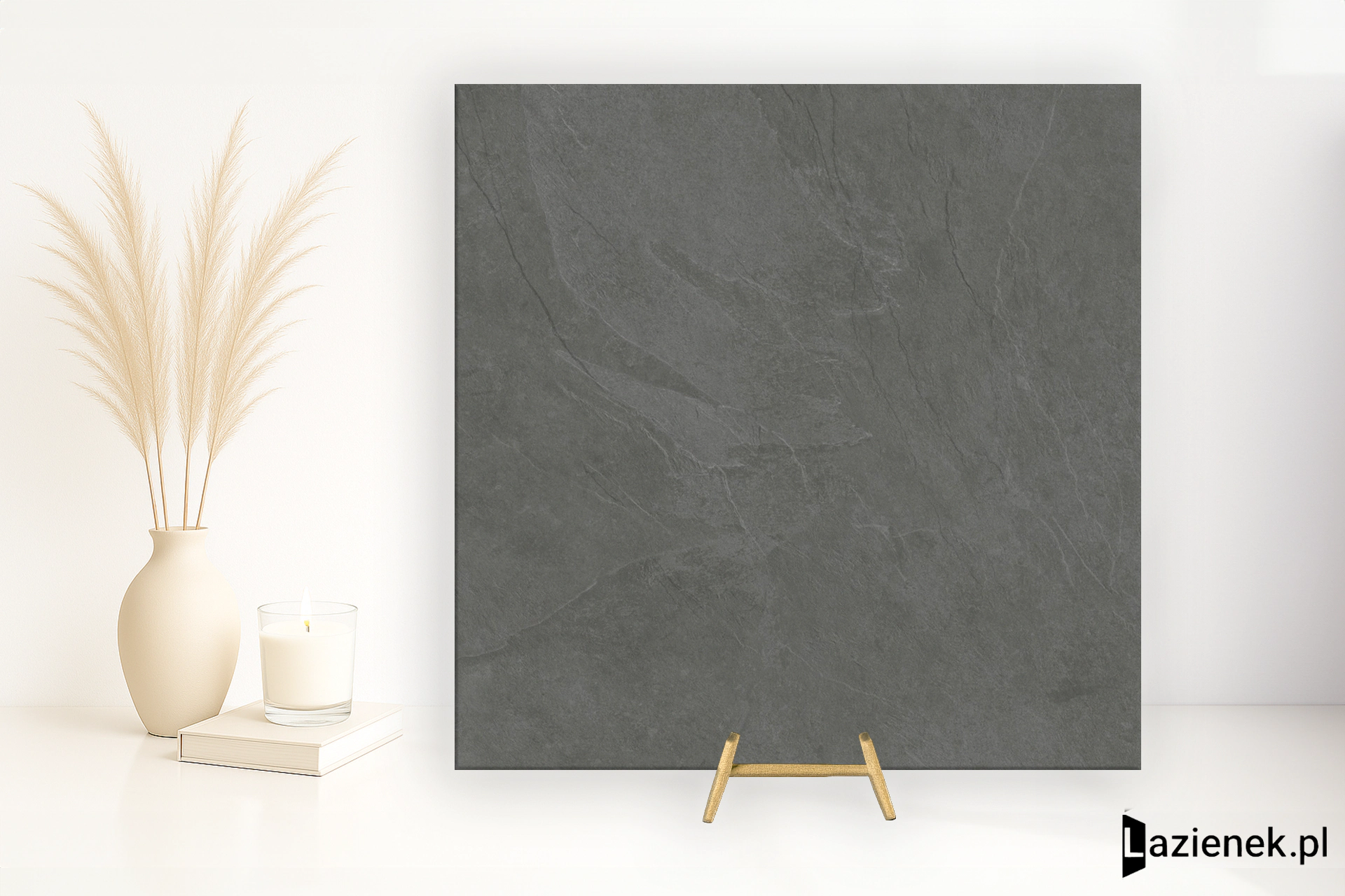 Caesar Slab2 Iron matowa 80x80 cm gr. 9 mm - płytka rektyfikowana / AG2E
