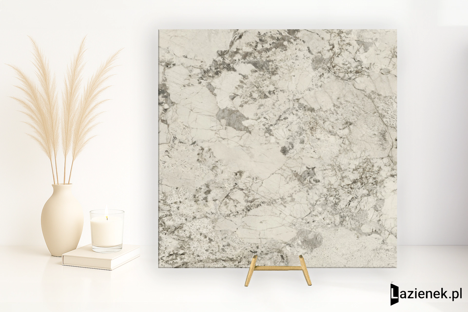 Caesar Anima Wonder Glacier matowa strukturalna 3D 120x120 cm gr. 9 mm - płytka rektyfikowana / AIAM