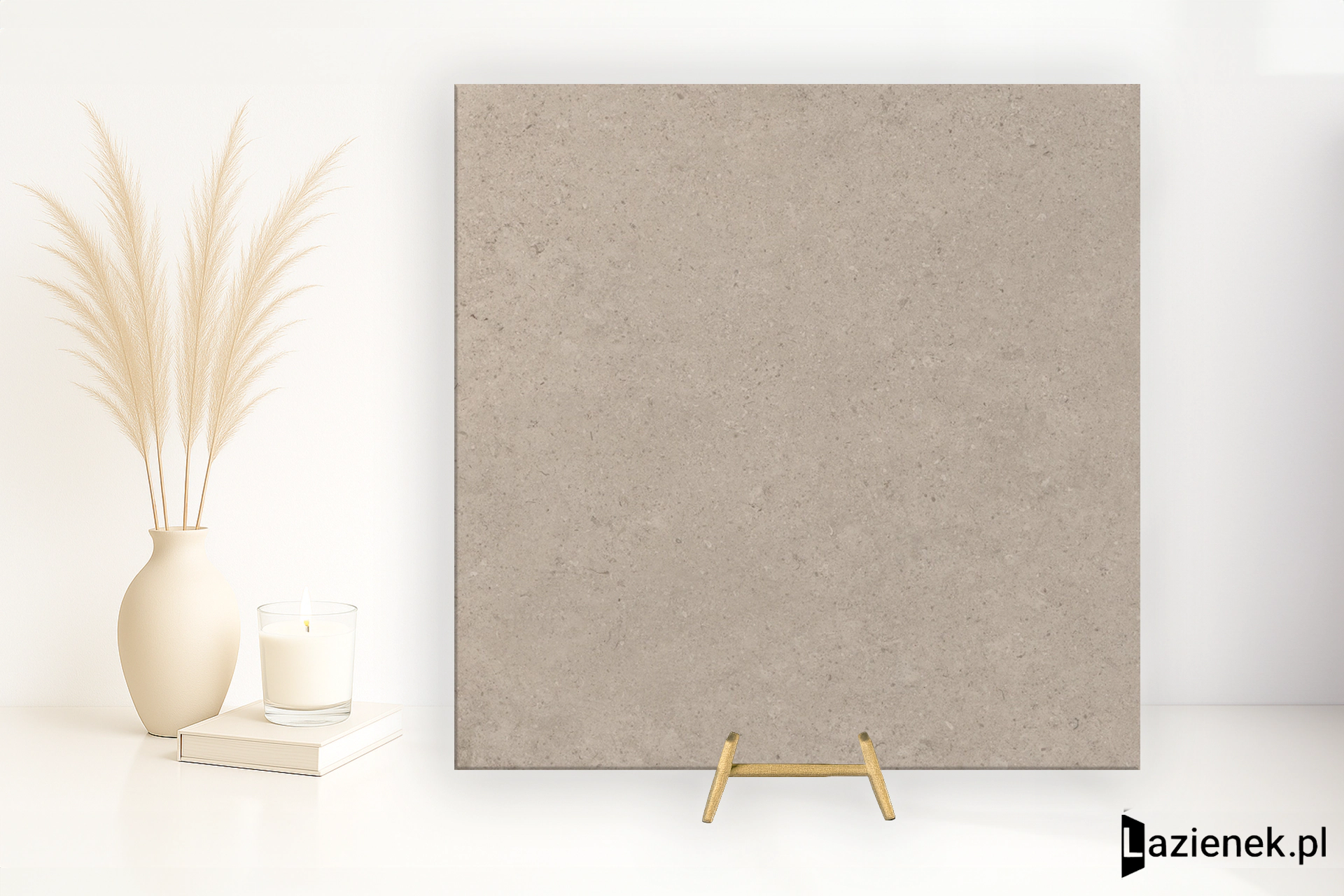 Caesar Pillar Taupe matowa 60x60 cm gr. 9 mm - płytka rektyfikowana / AER6