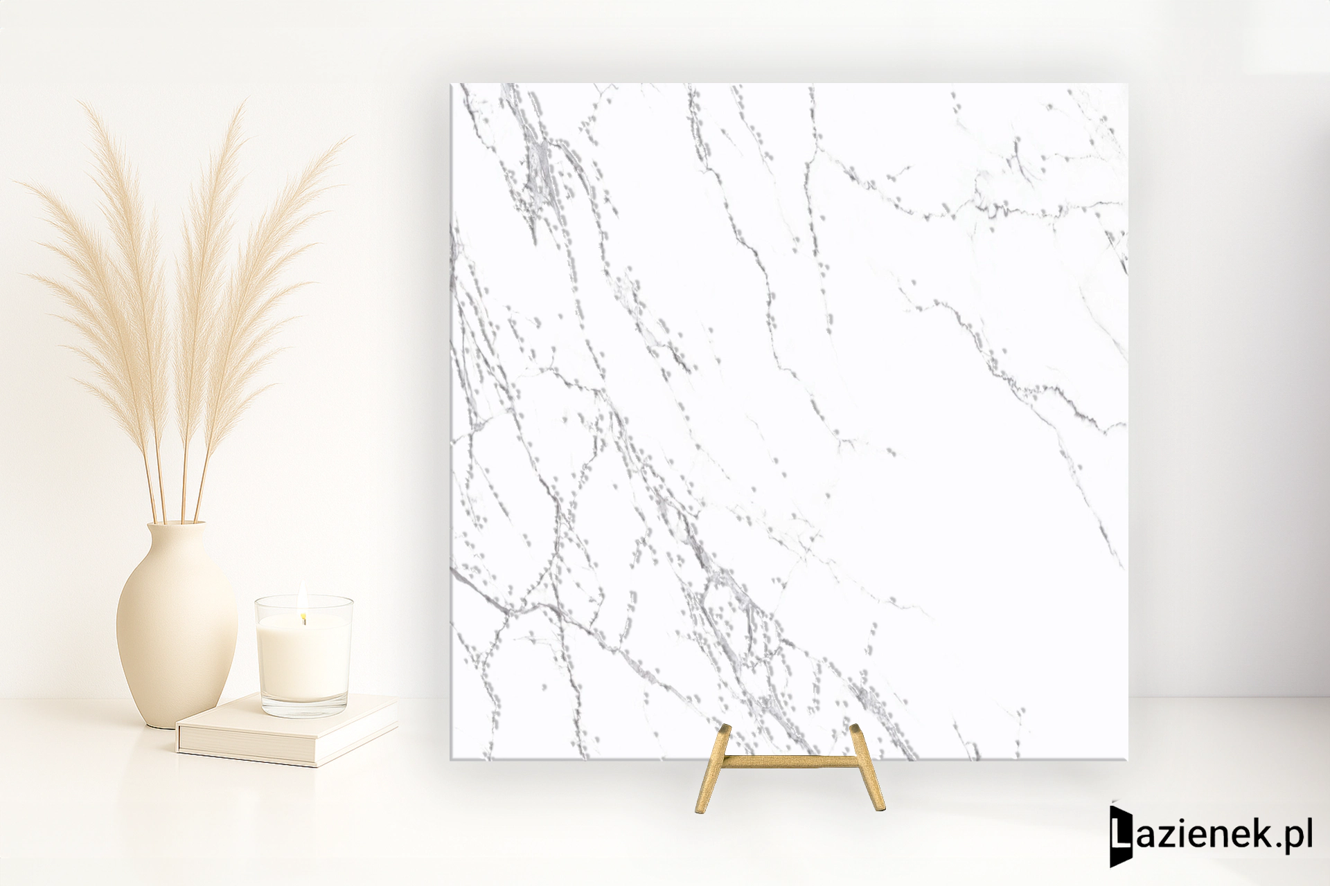 Caesar Anima Statuario Venato polerowana 120x120 cm gr. 9 mm - płytka rektyfikowana / ACYU