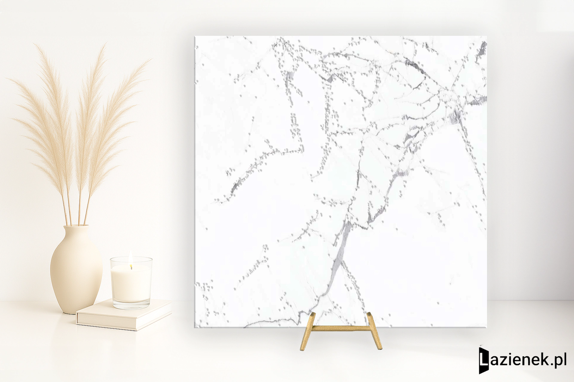 Caesar Anima Statuario Venato matowa 120x120 cm gr. 9 mm - płytka rektyfikowana / AHUN