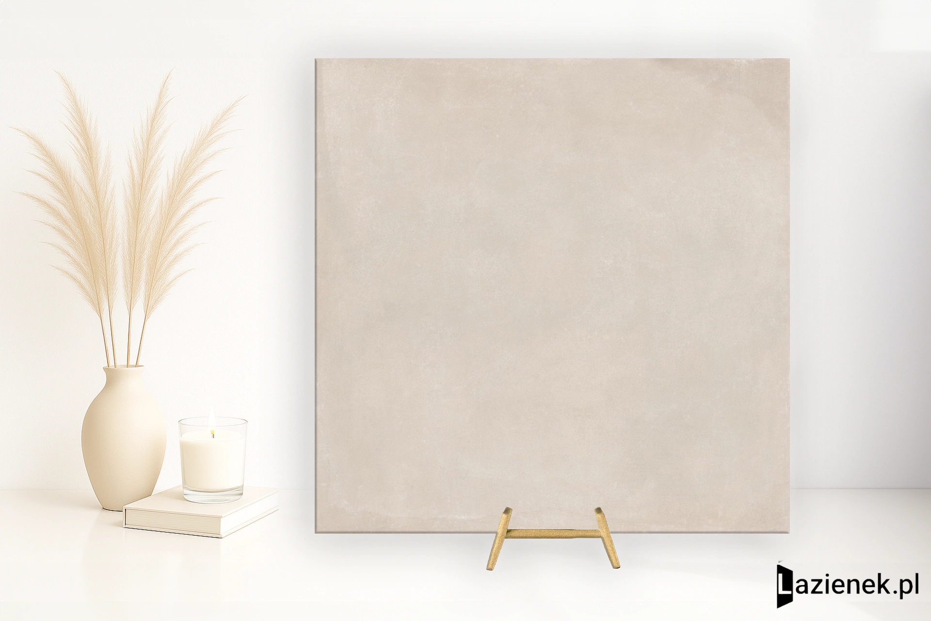 Caesar Prima Ecru gładka matowa 120x120 cm gr. 9 mm - płytka nierektyfikowana / AGNG