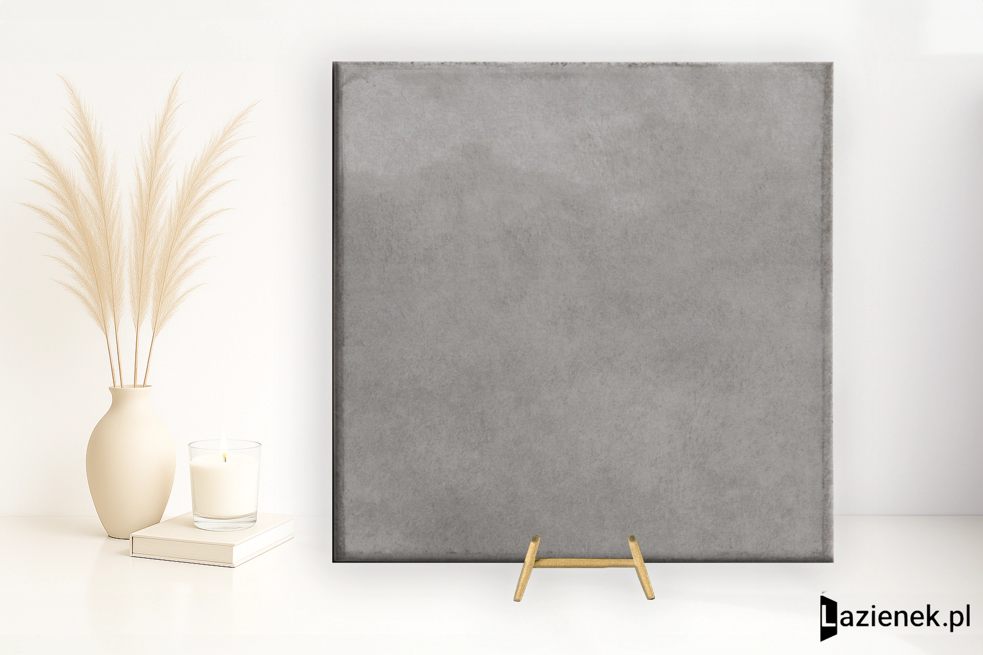 Cifre Omnia Grey błyszcząca 12.5x12.5 cm gr. 9 mm - płytka rektyfikowana / 300000000000041455