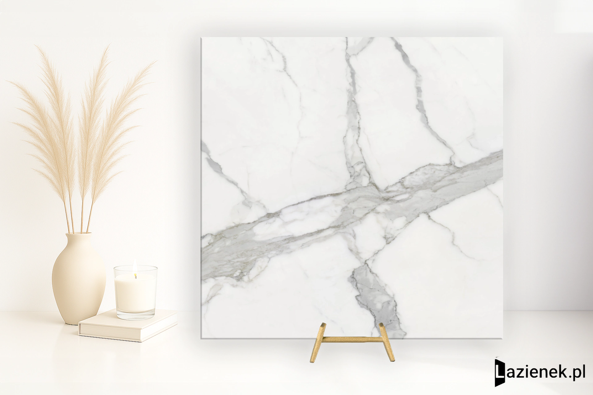 Cifre Statuario Statuario błyszcząca 120x120 cm gr. 11 mm - płytka nierektyfikowana / 300000000000041614