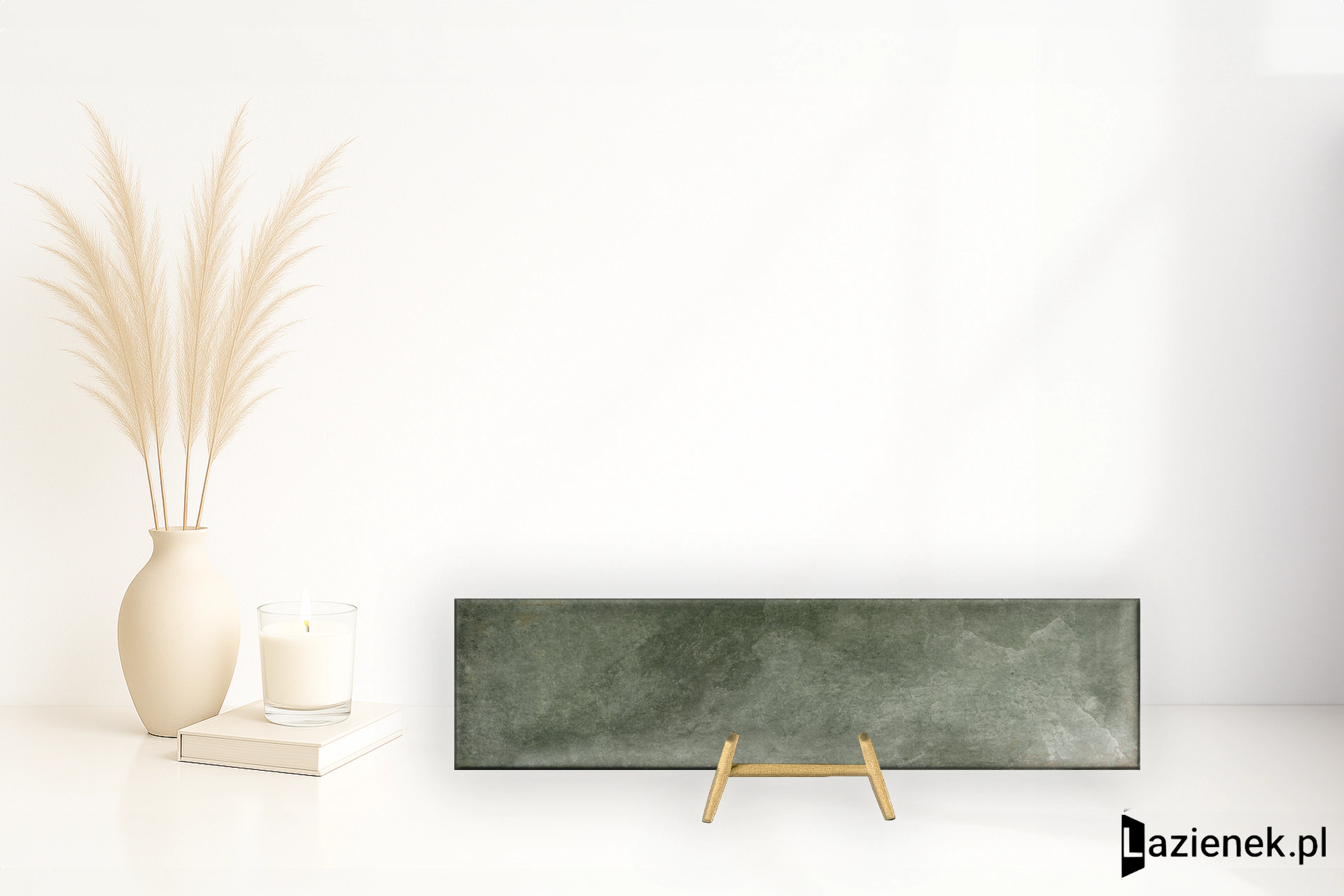 Cifre Cambre Green błyszcząca 7.5x30 cm gr. 8 mm - płytka rektyfikowana / 300000000000049863