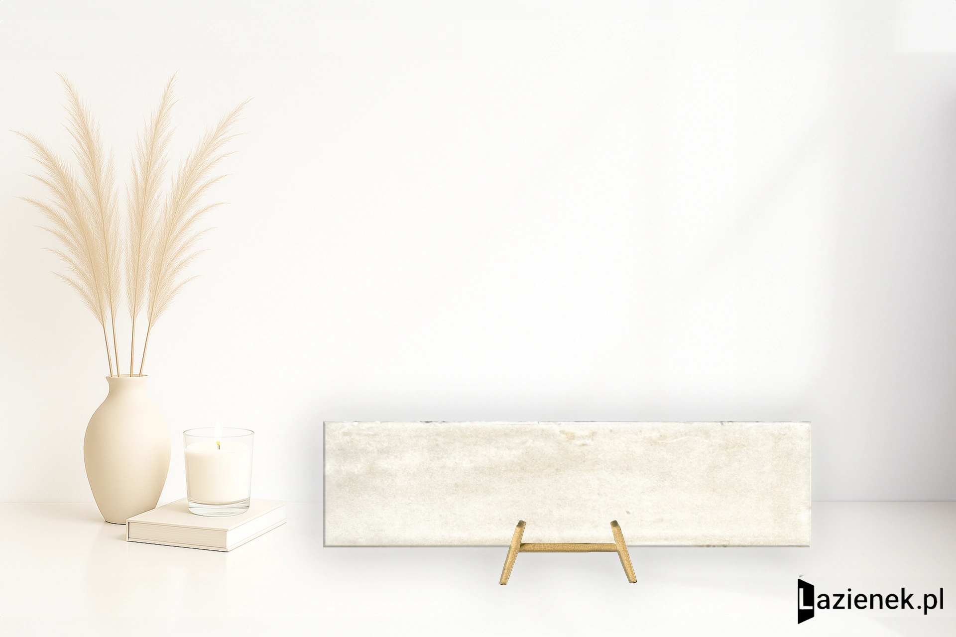 Cifre Nala Ivory błyszcząca 6x24.6 cm gr. 8 mm - płytka rektyfikowana / 300000000000055435
