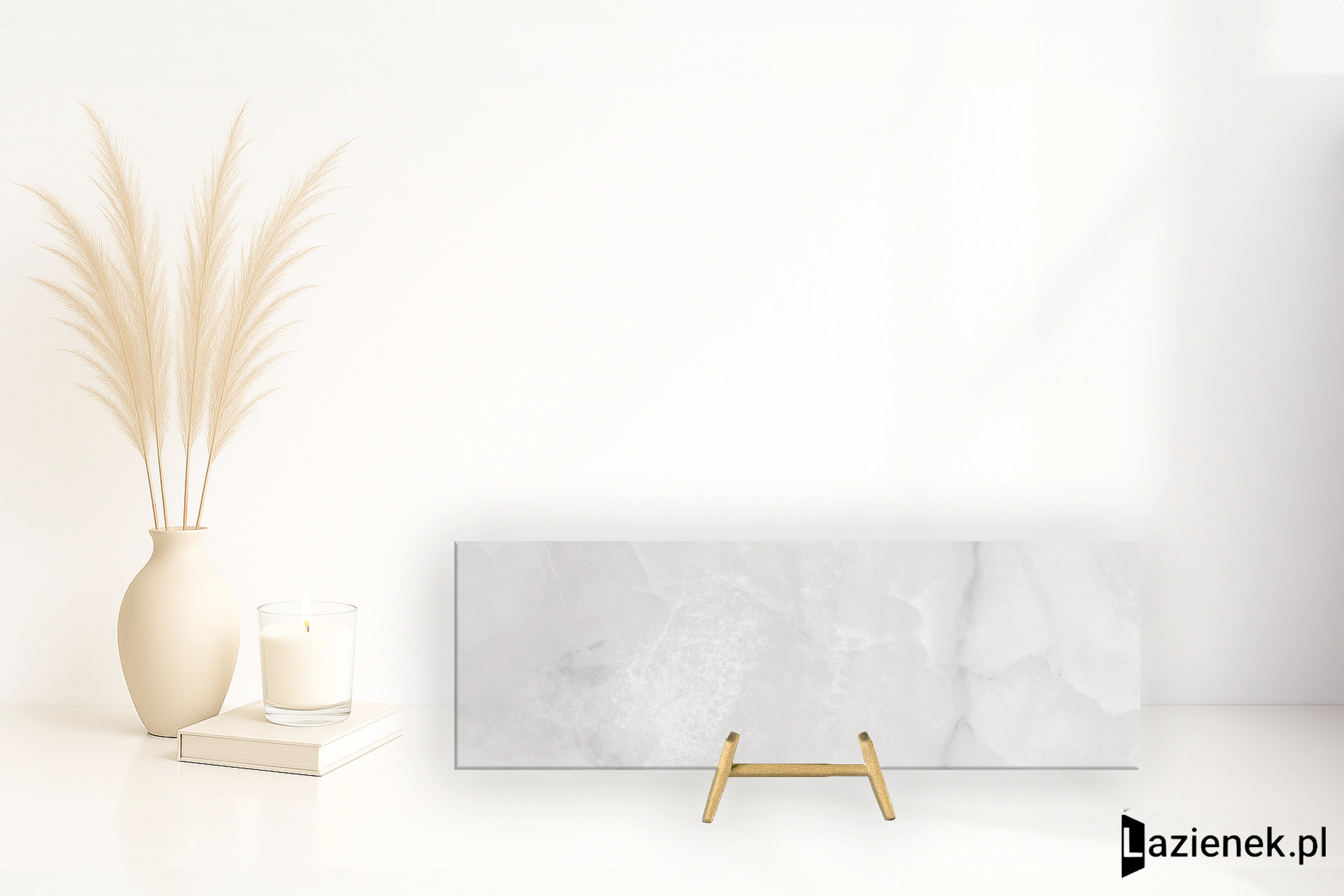 Cifre Onix White błyszcząca 30x90 cm gr. 7 mm - płytka rektyfikowana / 300000000000048699