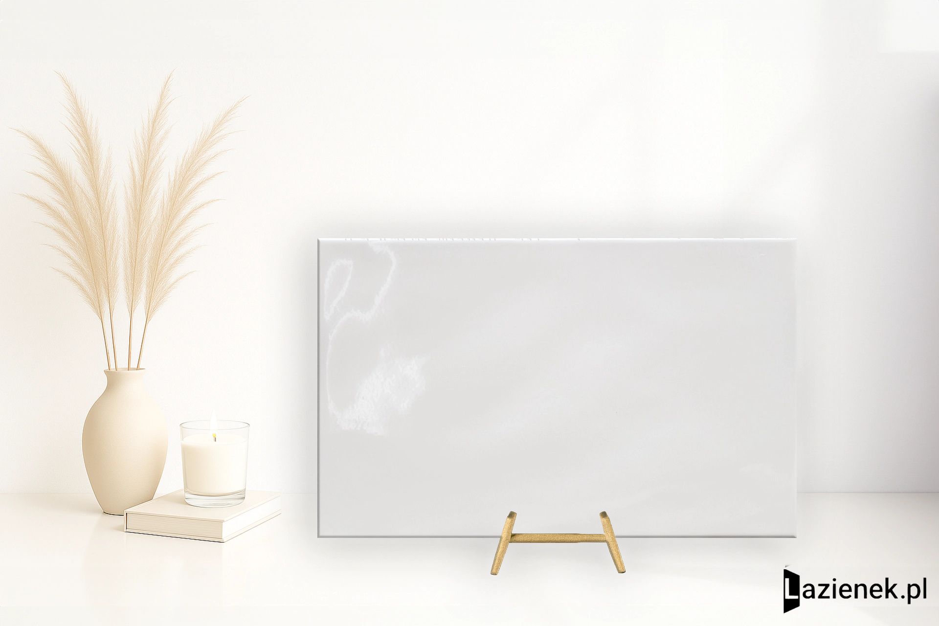 Cifre Blanco Ondulado błyszcząca 25x40 cm gr. 9 mm - płytka rektyfikowana / 300000000000013127