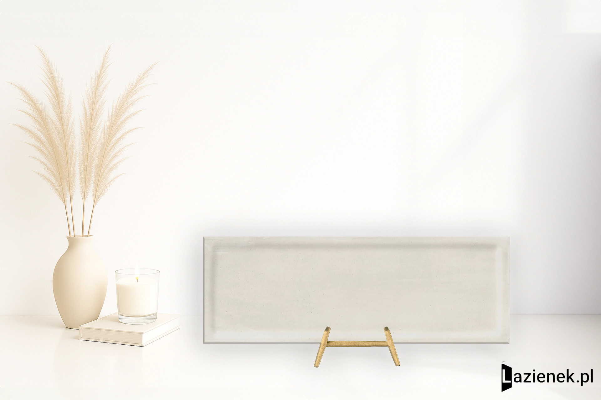 Cifre Titan Ivory błyszcząca 10x30 cm gr. 9 mm - płytka rektyfikowana / 300000000000041150