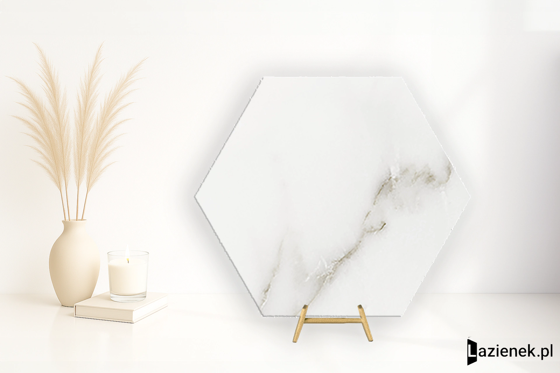 Cifre Ducale White błyszcząca 15x17 cm gr. 9 mm - płytka rektyfikowana / 300000000000041750