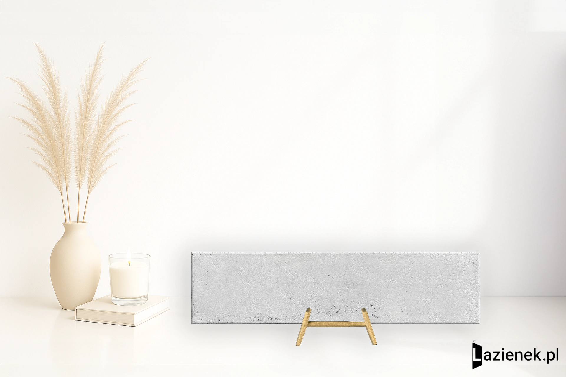 Cifre Mussa White błyszcząca 7.5x30 cm gr. 8 mm - płytka rektyfikowana / 300000000000061636
