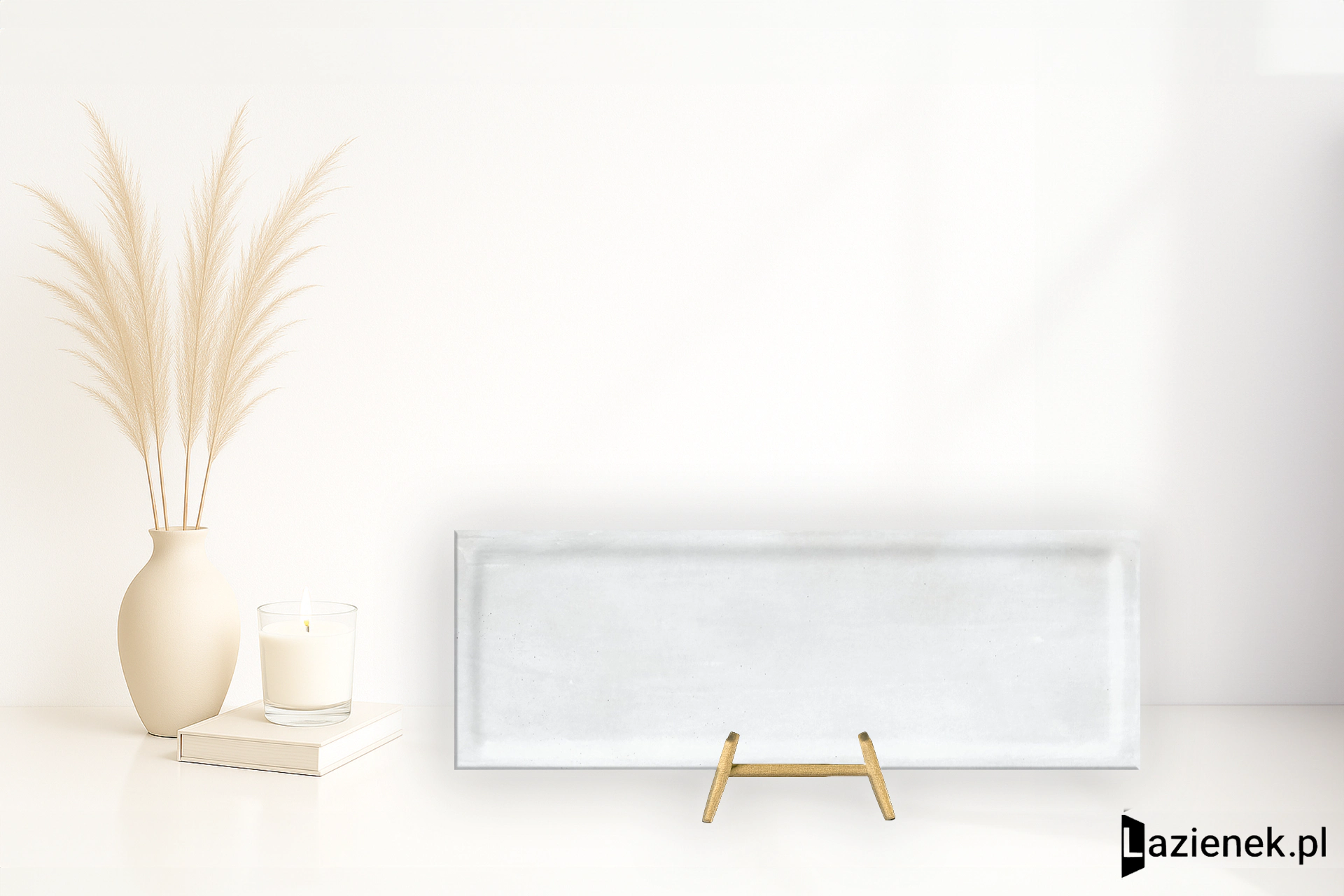 Cifre Titan White błyszcząca 10x30 cm gr. 9 mm - płytka rektyfikowana / 300000000000041154