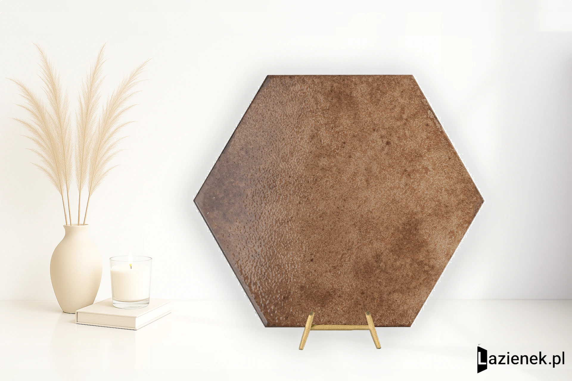 Cifre Oken Ochre błyszcząca 23.2x26.7 cm gr. 9 mm - płytka rektyfikowana / 300000000000043741