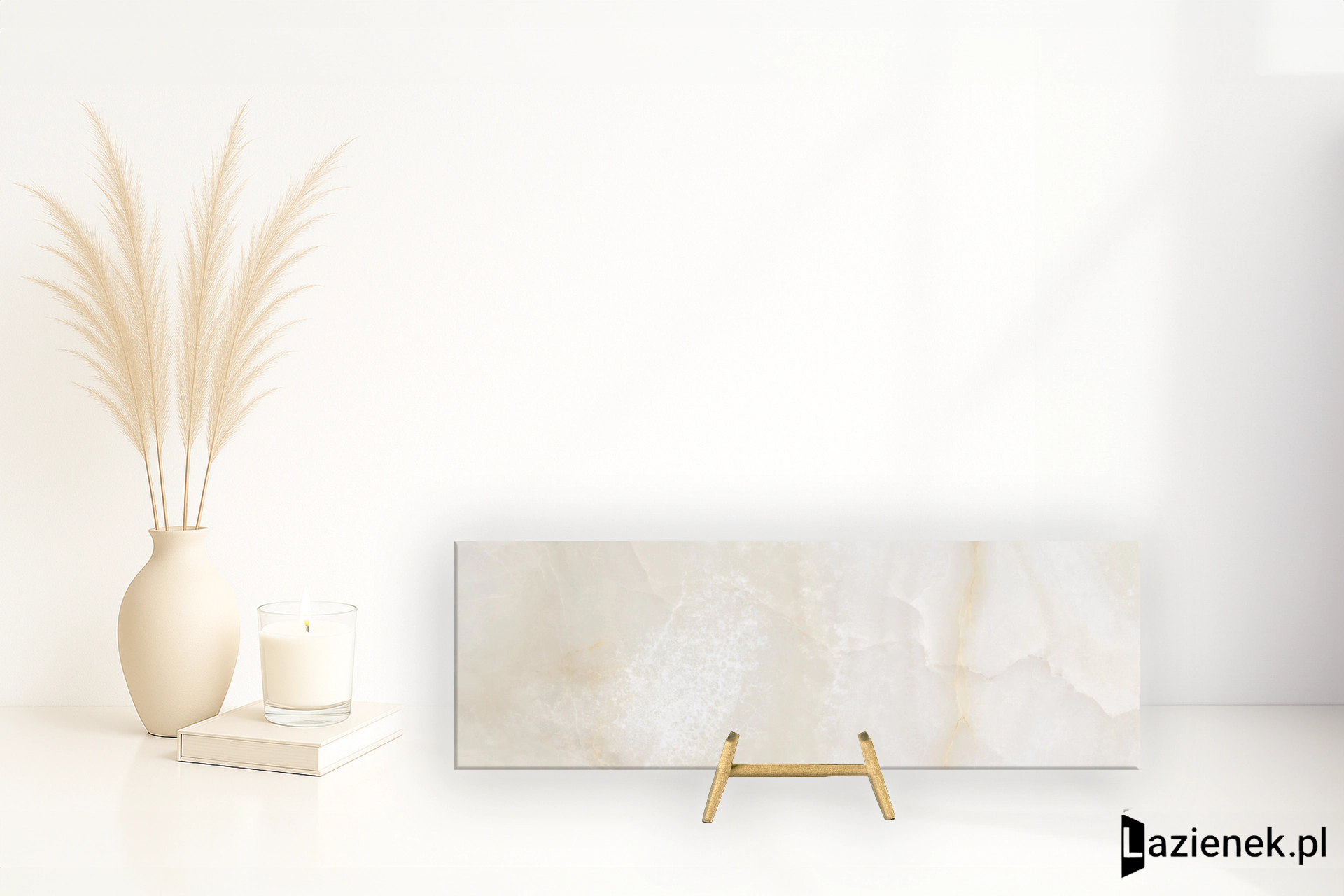 Cifre Onix Cream błyszcząca 30x90 cm gr. 7 mm - płytka rektyfikowana / 300000000000048701