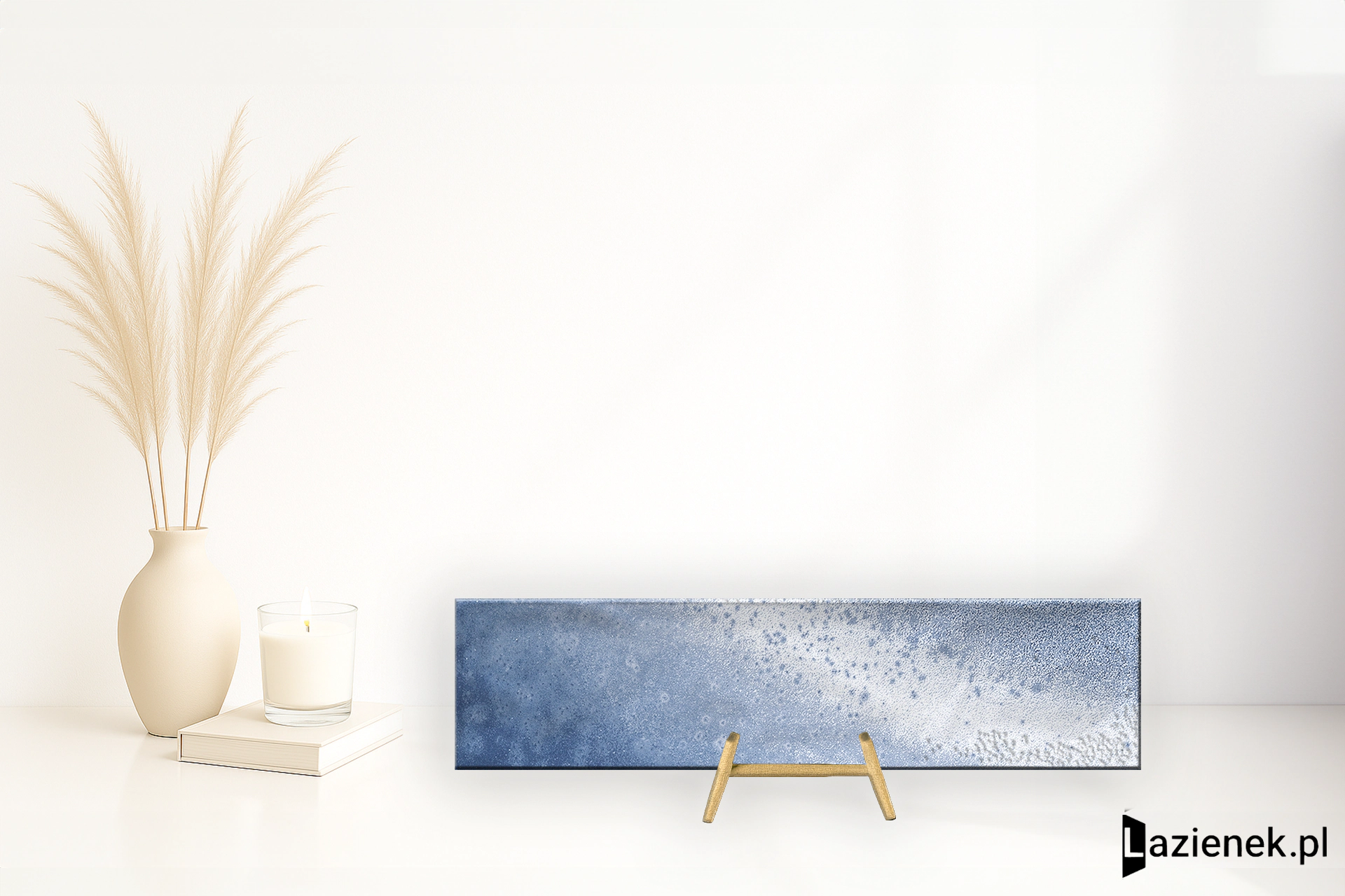 Cifre Polaris Blue błyszcząca 7.5x30 cm gr. 8 mm - płytka rektyfikowana / 300000000000048346