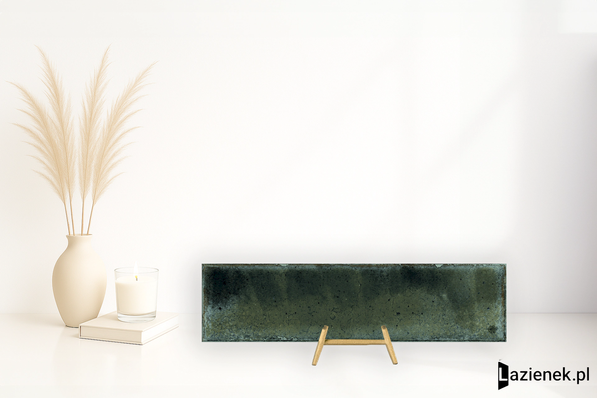 Cifre Jazba Green błyszcząca 6x24.6 cm gr. 8 mm - płytka rektyfikowana / 300000000000055119