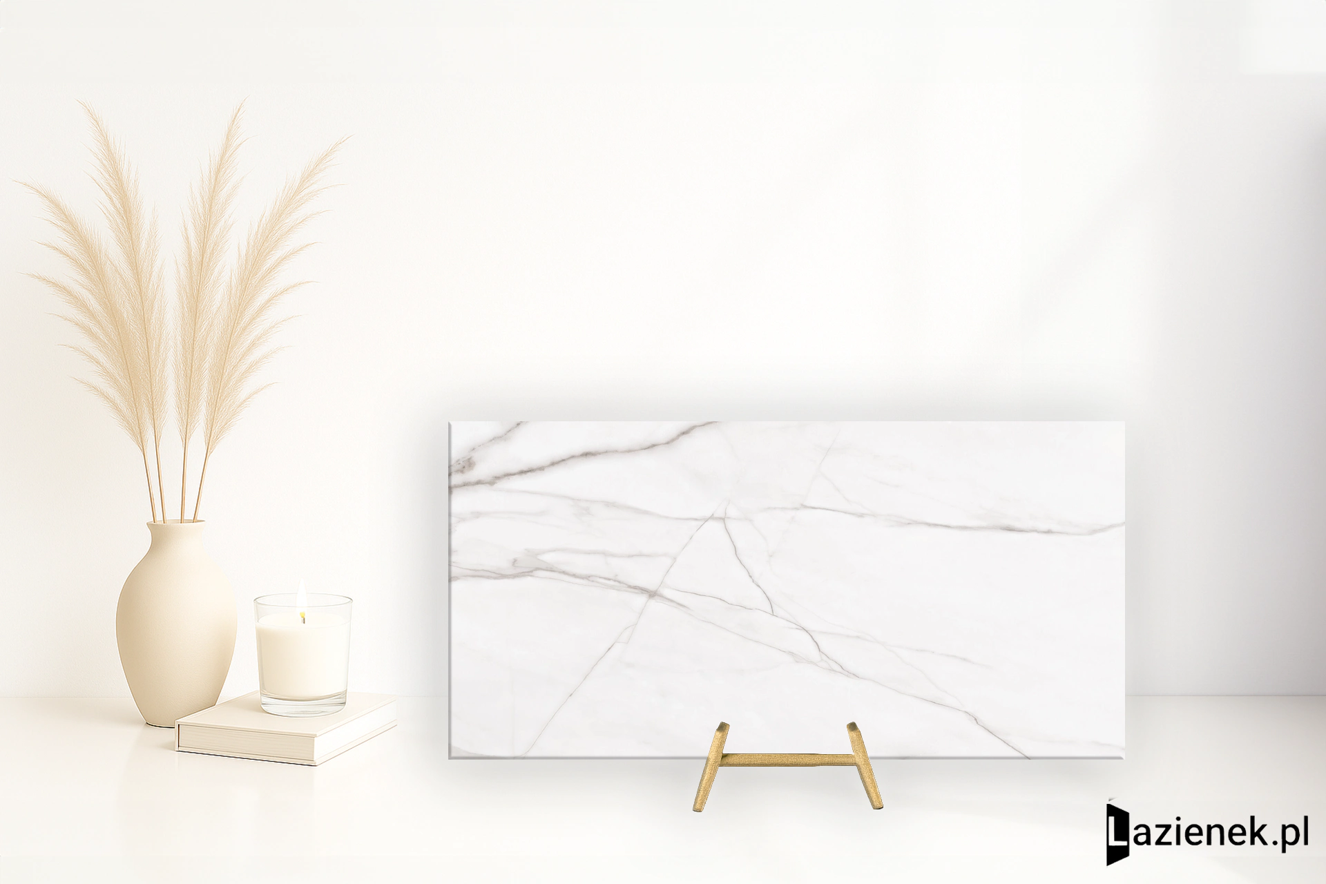 Cifre Sabine White błyszcząca 75x150 cm gr. 11 mm - płytka rektyfikowana / 300000000000043262