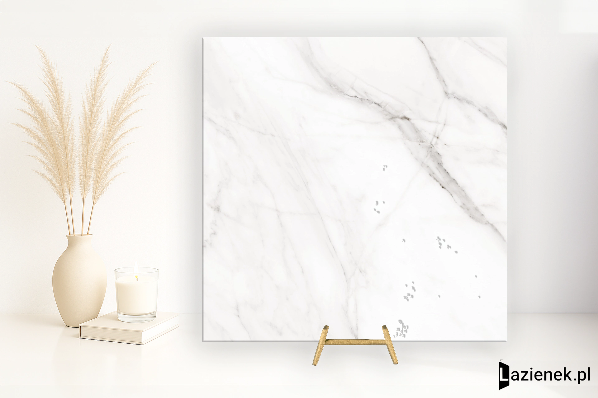 Cifre Caspio White błyszcząca 60x60 cm gr. 9 mm - płytka nierektyfikowana / 300000000000059060