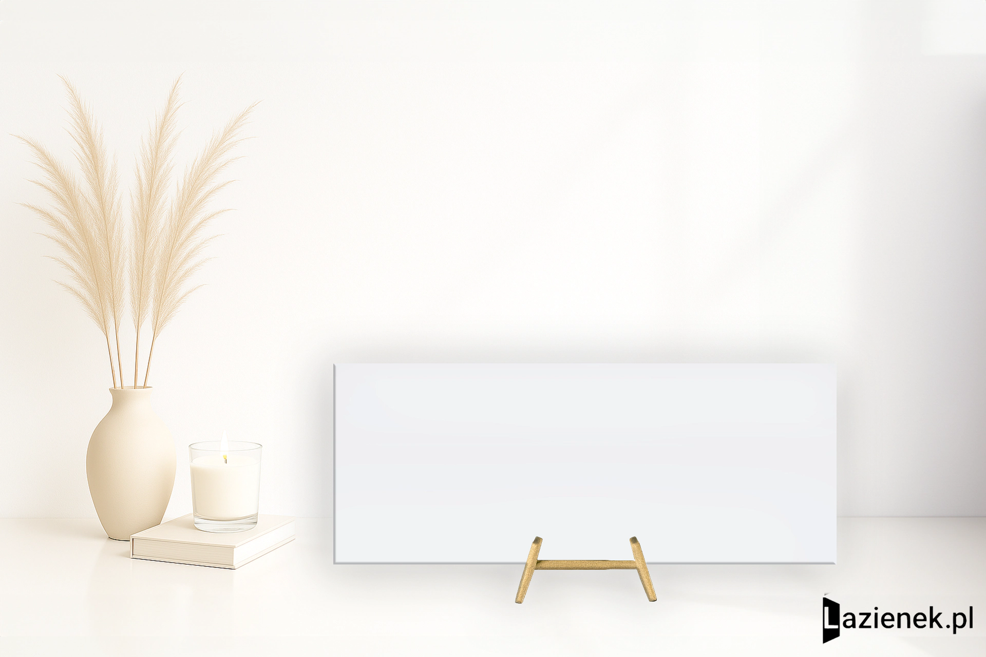 Cifre Glaciar White błyszcząca 30x75 cm gr. 8 mm - płytka rektyfikowana / 300000000000057893