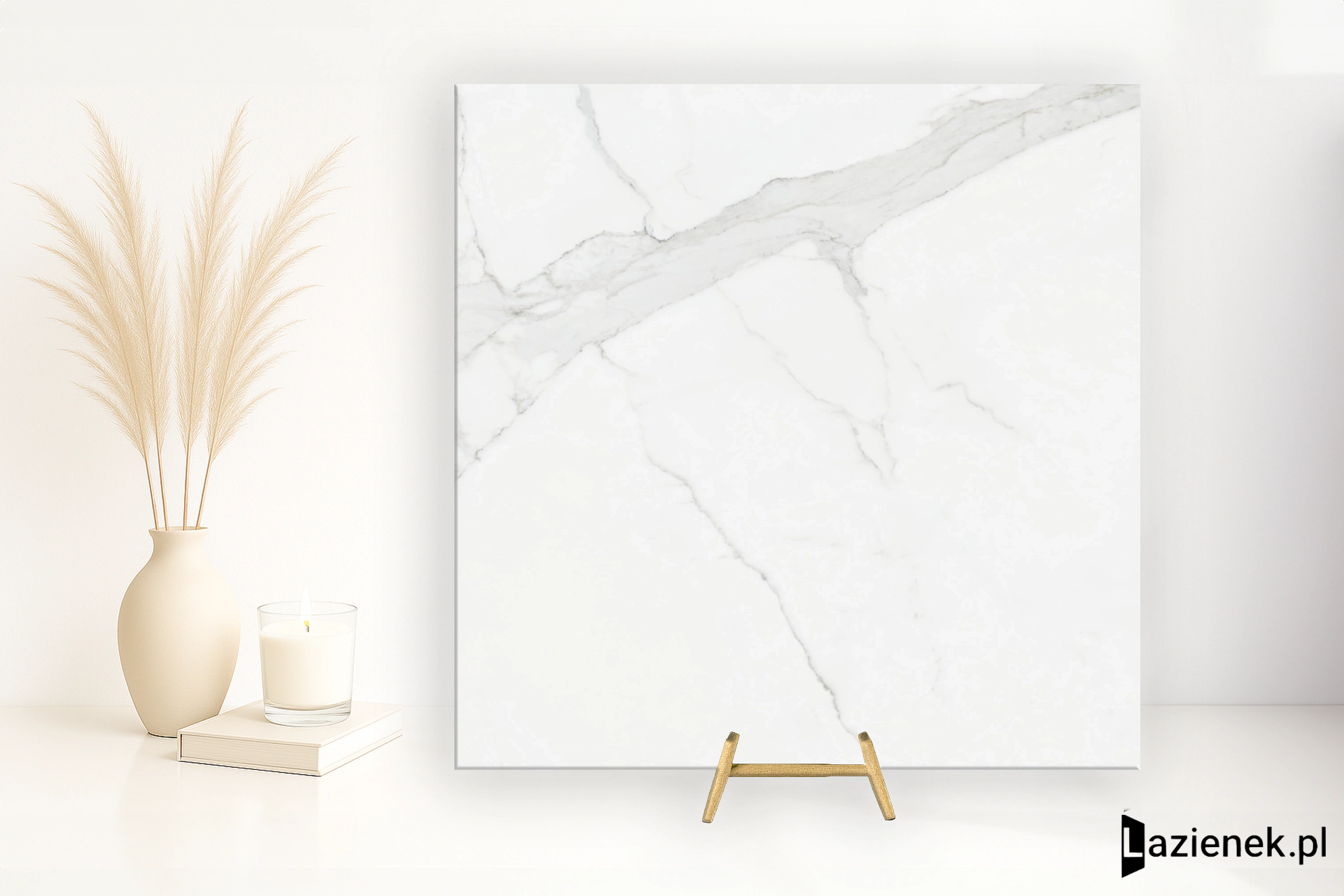 Cifre Statuario Statuario White błyszcząca 60x60 cm gr. 9 mm - płytka nierektyfikowana / 300000000000030954