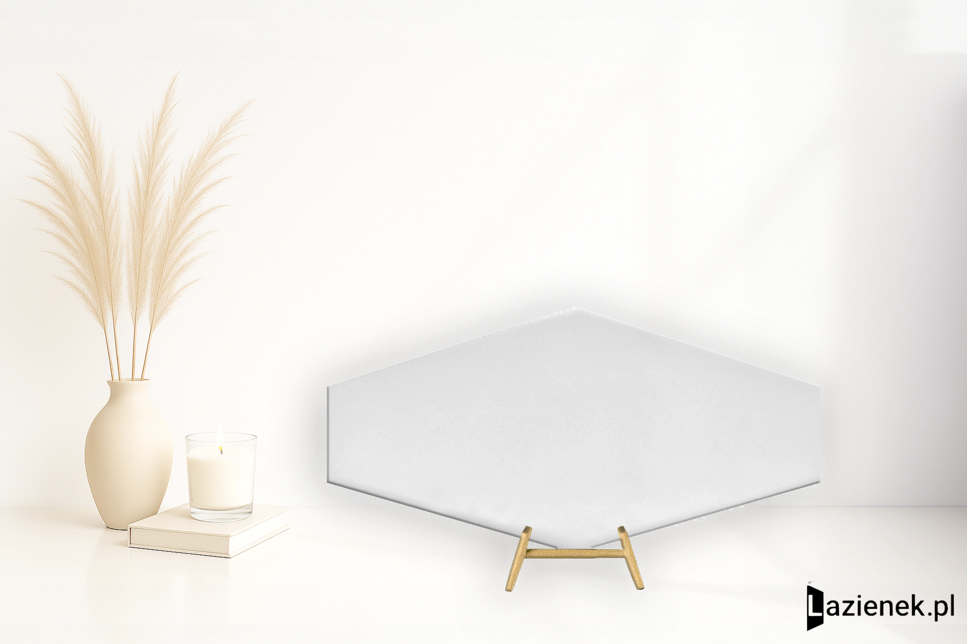 Cifre Viena Blanco błyszcząca 10x20 cm gr. 9 mm - płytka rektyfikowana / 300000000000041091