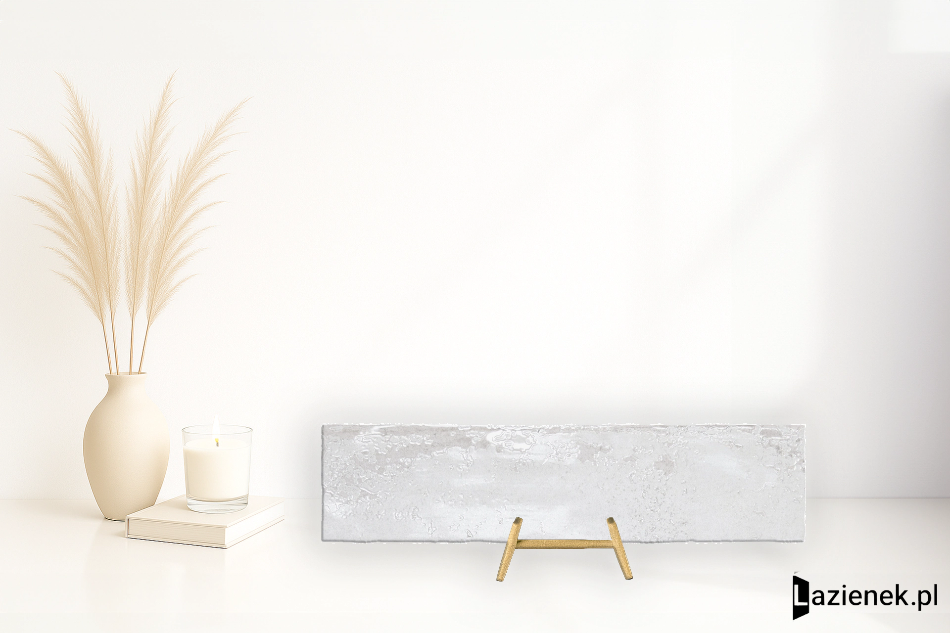 Cifre Industrial White błyszcząca 7.5x30 cm gr. 9 mm - płytka rektyfikowana / 300000000000042853