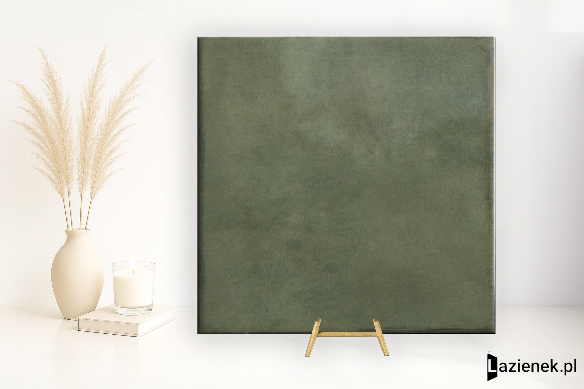 Cifre Omnia Green błyszcząca 12.5x12.5 cm gr. 9 mm - płytka rektyfikowana / 300000000000041454
