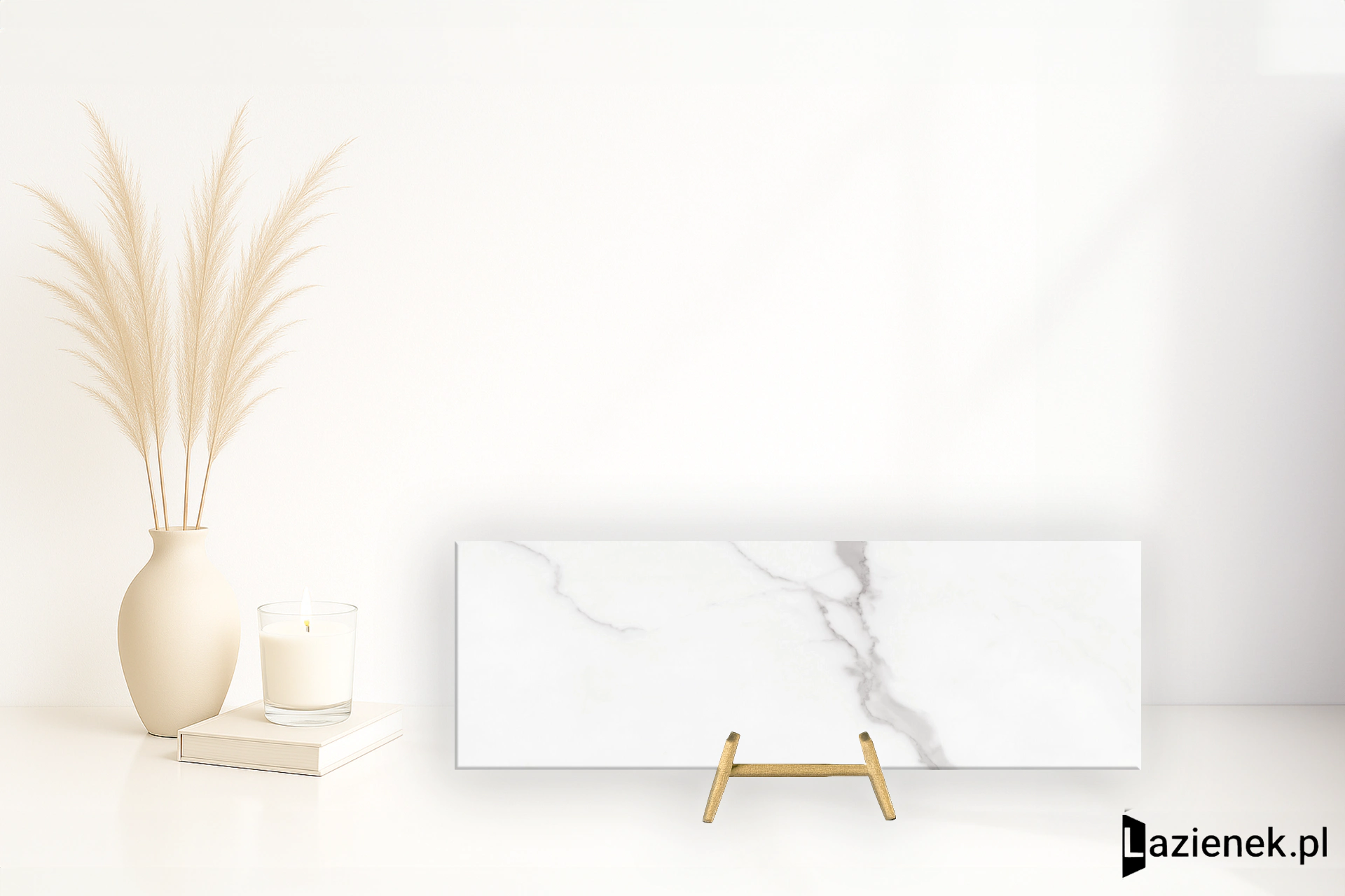 Cifre Anima White błyszcząca 30x90 cm gr. 9 mm - płytka nierektyfikowana / 300000000000030478