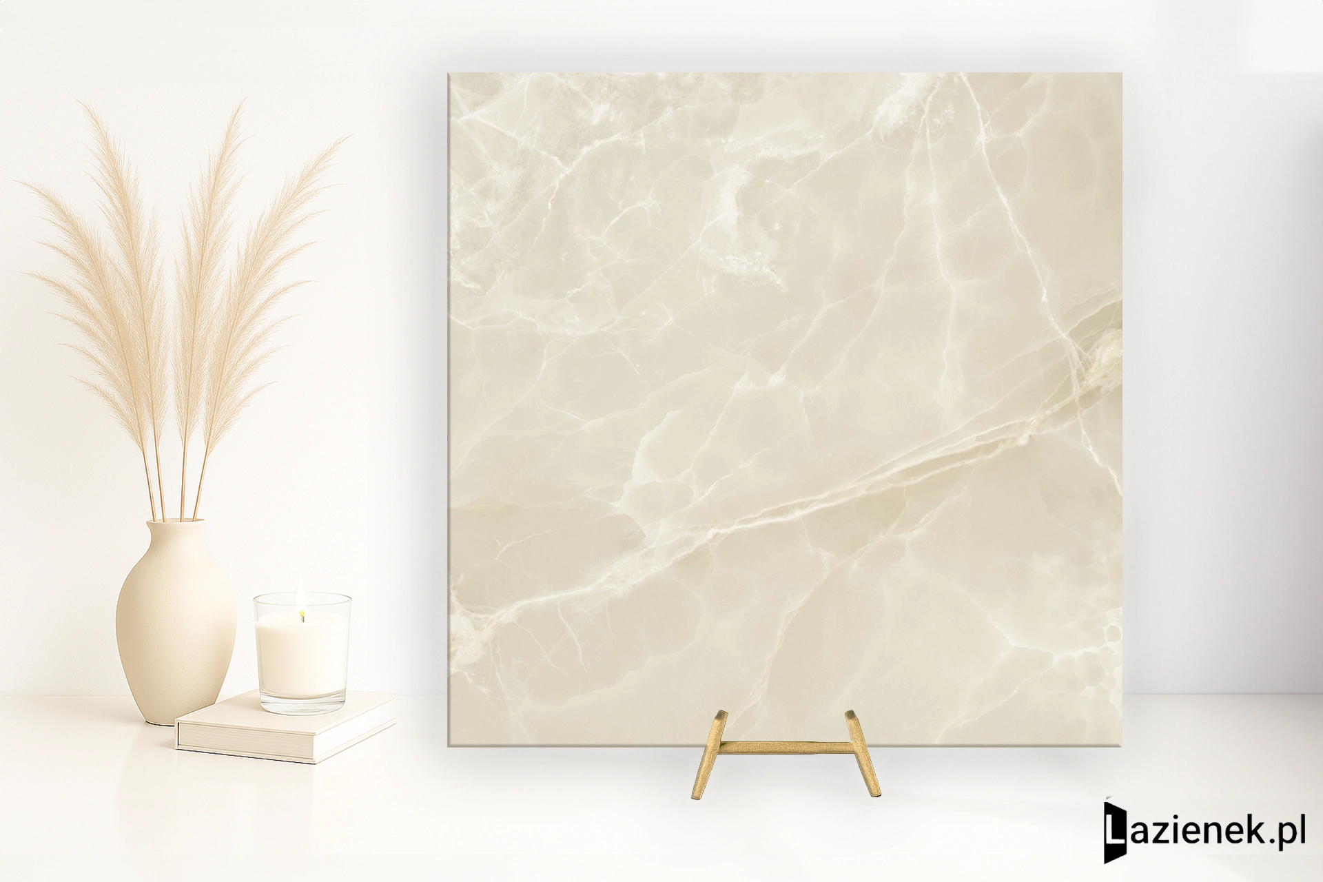 Coem Wide Gres Onice Effect Crystal White polerowana 120x120 cm gr. 6 mm - płytka rektyfikowana / 0OE125L