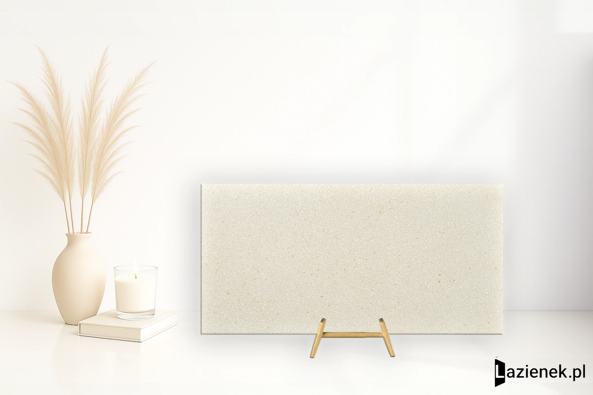 Coem Terrazzo Mini Caolino matowa 60x120 cm gr. 9 mm - płytka rektyfikowana / 0TZ621R