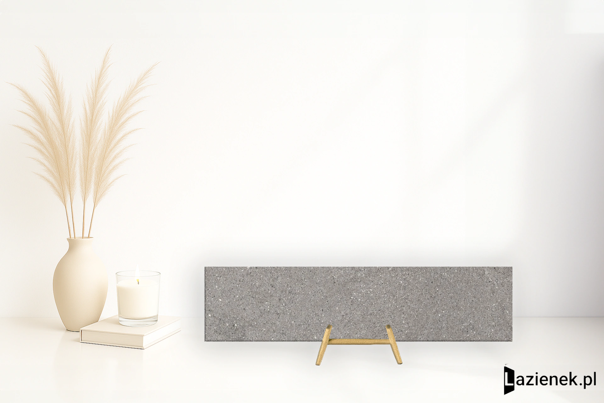 Coem Mea Lapis Grigio Scuro matowa 7.3x30 cm gr. 9 mm - płytka rektyfikowana / 0LS737R