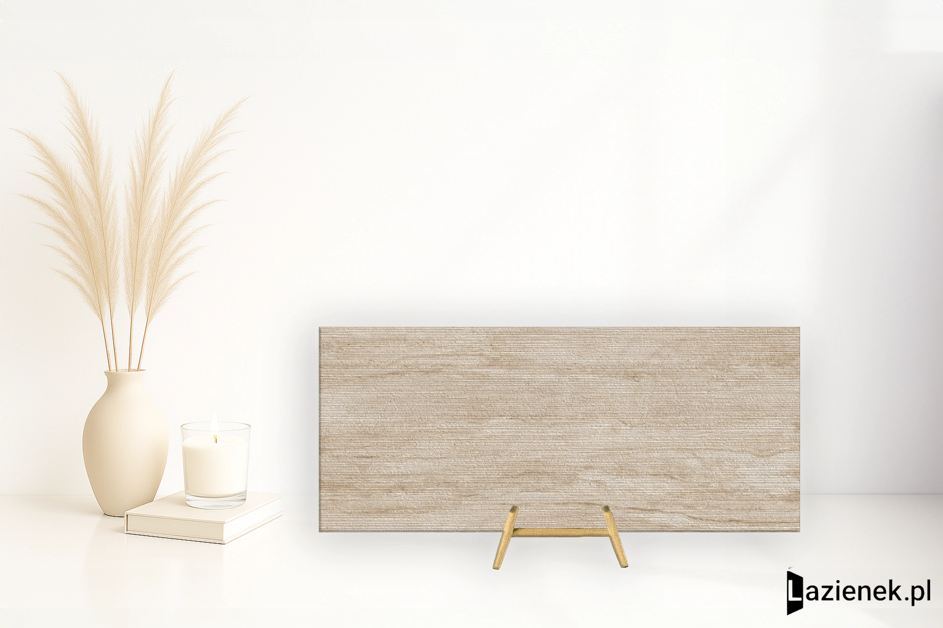 Coem Wide Gres Millerighe Reverso Beige matowa 120x280 cm gr. 6 mm - płytka rektyfikowana / RVM282R