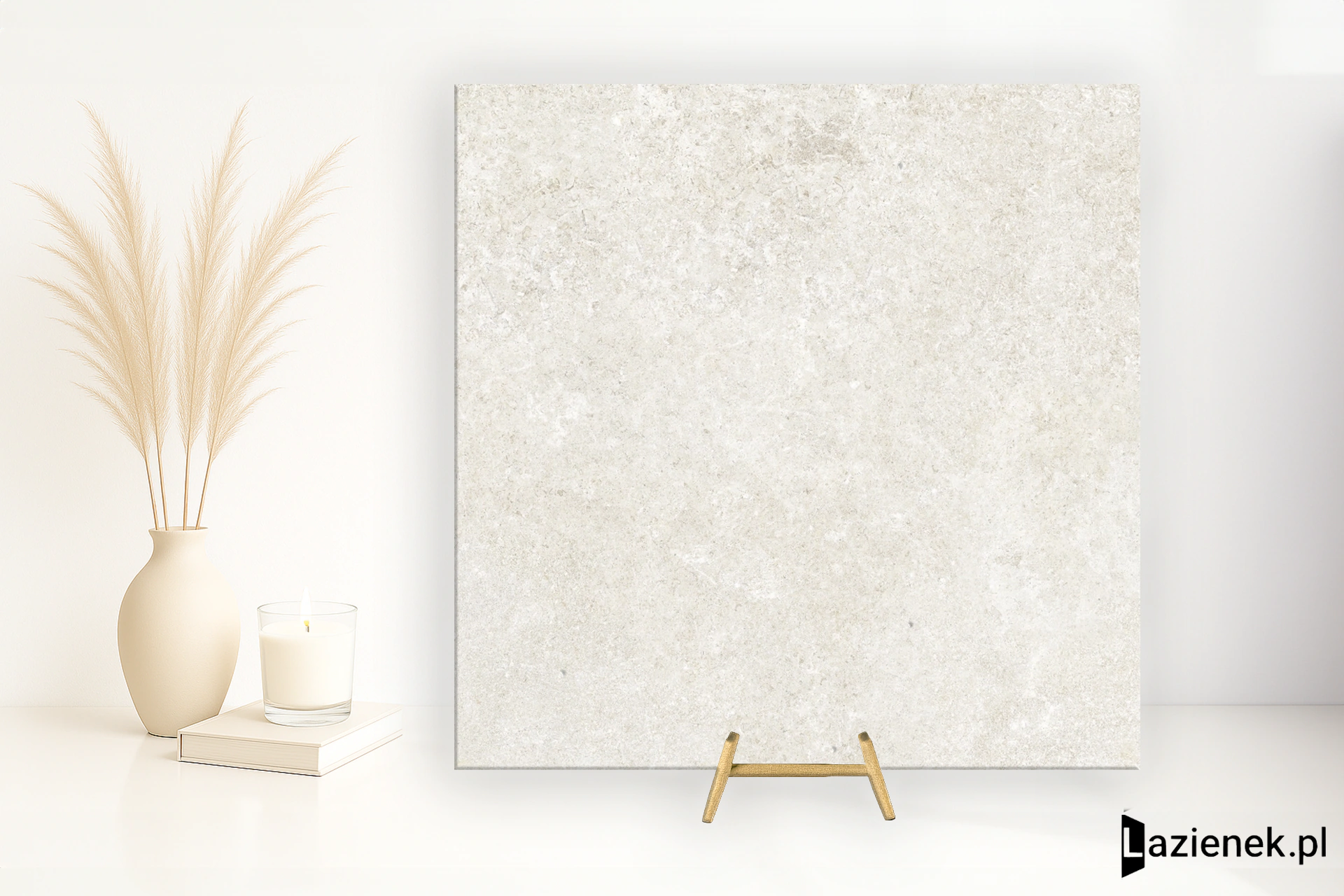 Colorker Bella Stone Bone antypoślizgowa 90x90 cm gr. 10 mm - płytka rektyfikowana / 232715