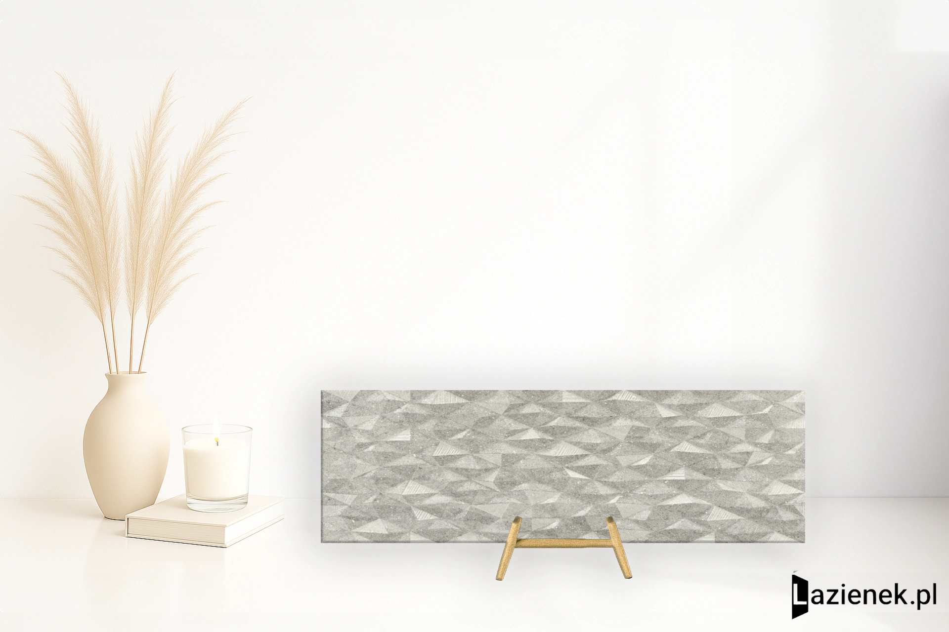Colorker Kawaii Grey matowa 31.6x100 cm gr. 10 mm - płytka rektyfikowana / 222293