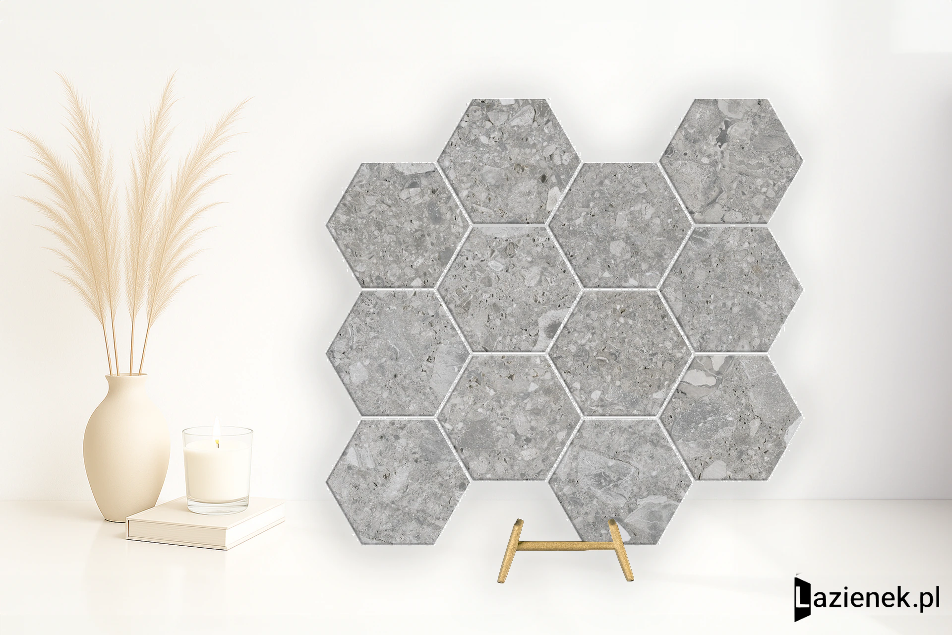 Colorker Native Grey matowa 29.7x34.4 cm gr. 10 mm - płytka nierektyfikowana / 222537